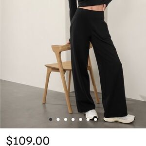 Athleta Black Wide-Leg Pants